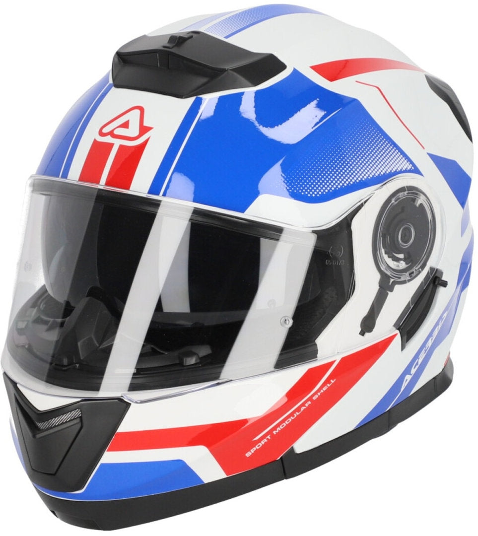 ACERBIS - CASCO MODULAR SEREL 22.06 White/Blue/Red – 3 – Maximomoto PT
