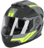 ACERBIS - CASCO MODULAR SEREL 22.06 Negro/Amarillo fluo