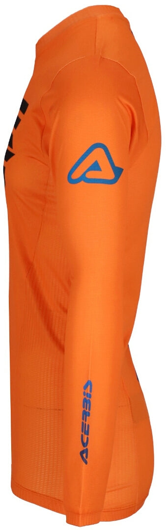ACERBIS - CAMISETA MX J-TRACK SEVEN ARANCIO/BLU – 2 – Maximomoto PT