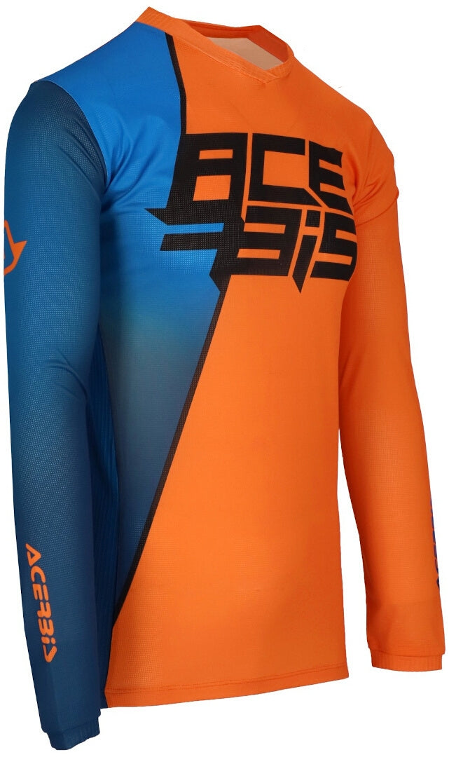 ACERBIS - CAMISETA MX J-TRACK SEVEN ARANCIO/BLU – 3 – Maximomoto PT