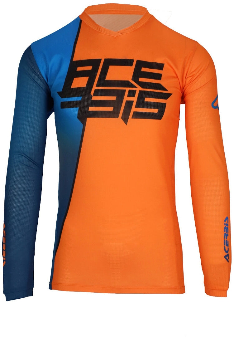 ACERBIS - CAMISETA MX J-TRACK SEVEN ARANCIO/BLU – 4 – Maximomoto PT