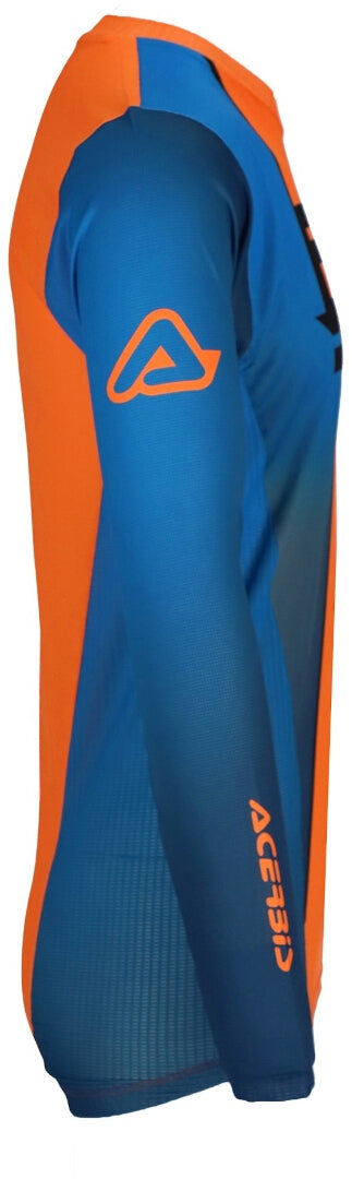 ACERBIS - CAMISETA MX J-TRACK SEVEN ARANCIO/BLU – 5 – Maximomoto PT