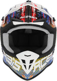 ACERBIS - CASCO LINEAR 2206 BIANCO/BLU/ROSSO