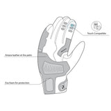BELA ARIZON Moto Homem Textile Luvas Preto