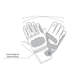 BELA Boom Winter WP Moto Senhora Couro Luvas Preto