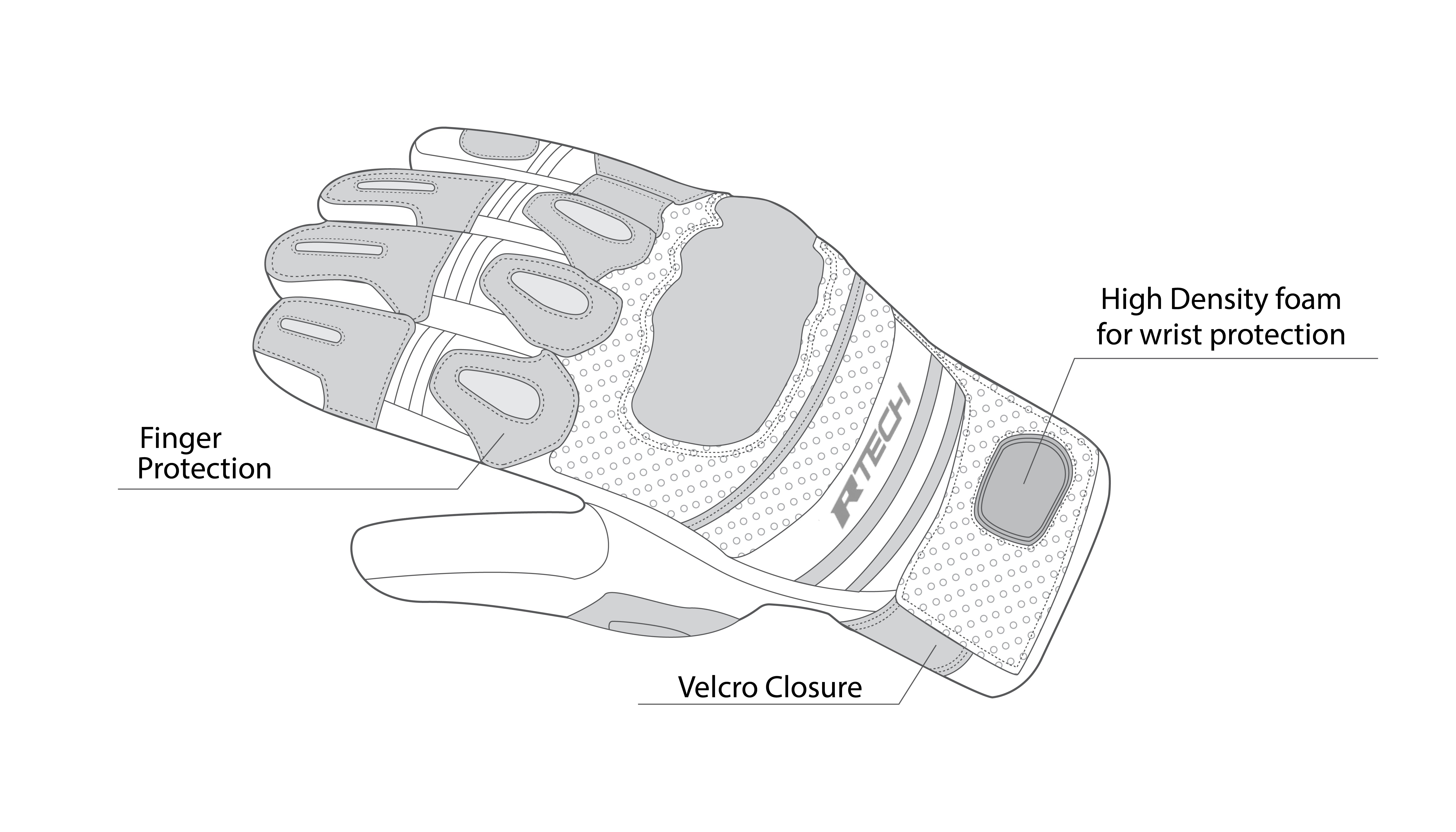 R-TECH ROBO Women's Motorcycle Leather Gloves Black Blue – 6 – Maximomoto PT