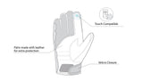 BELA TRACKER WINTER WP Senhora Moto Textil Luvas Preta