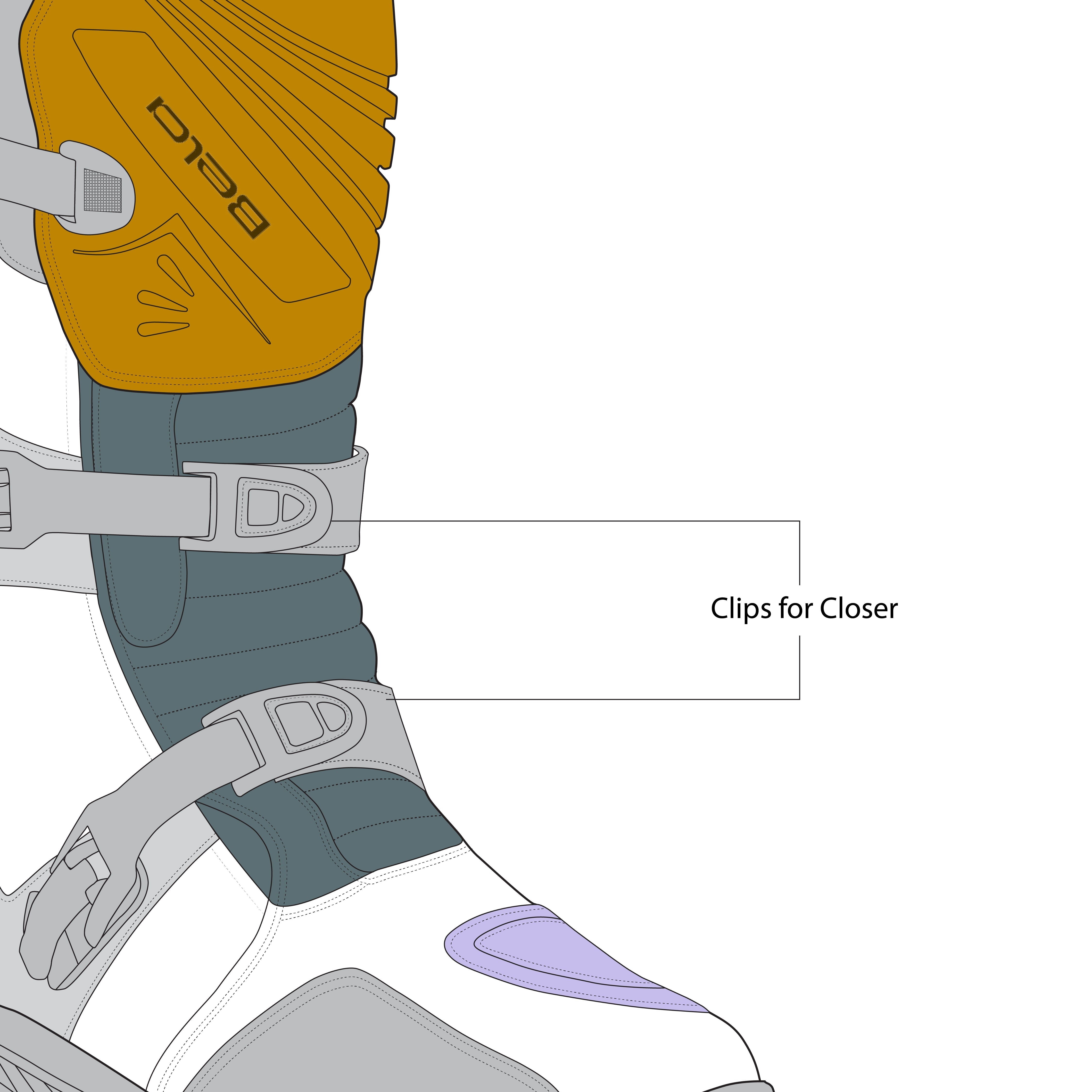 BELA SENIOR WP Motorcycle Leather Boots Brown – 11 – Maximomoto PT