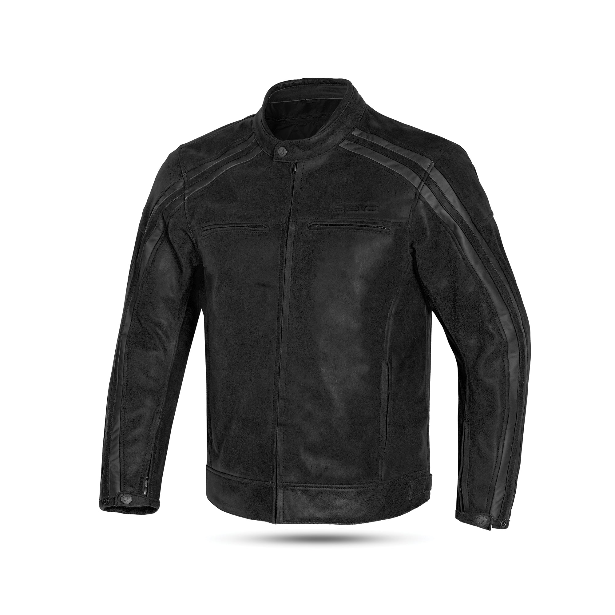 BEAUTIFUL NIGHT HAWK VINTAGE Motorcycle Leather Jackets Black Gray – 4 – Maximomoto PT