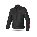 SHUA GRAVITY MESH Moto Senhora Textil Casacos Preto Fúcsia