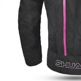SHUA GRAVITY MESH Moto Senhora Textil Casacos Preto Fúcsia