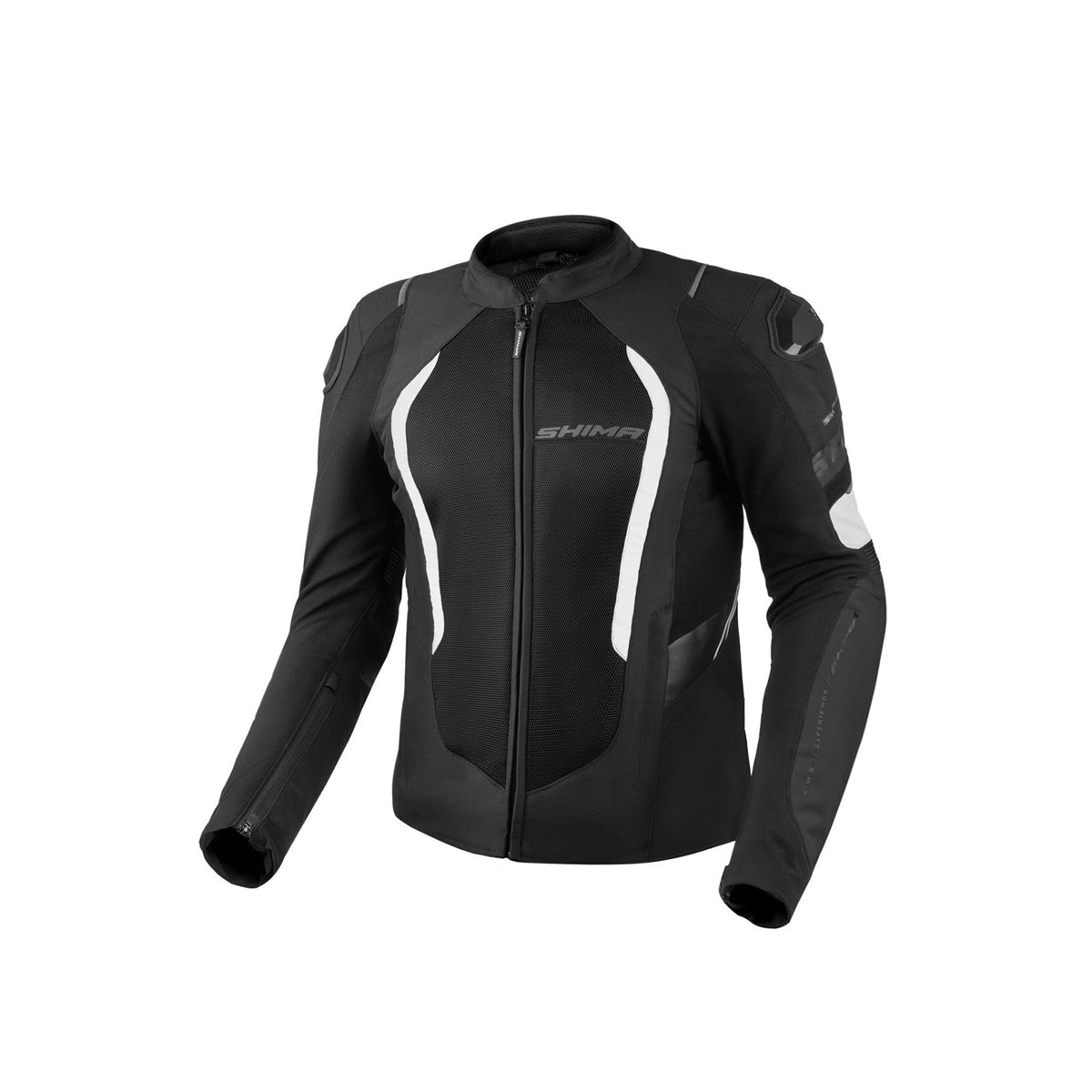 SHIMA MESH PRO 2.0 Moto Homem Casacos Preto Branco