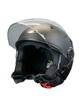 ZEUS JET ZS-617 MOTO ABERTO CAPACETE PRETO MATTE