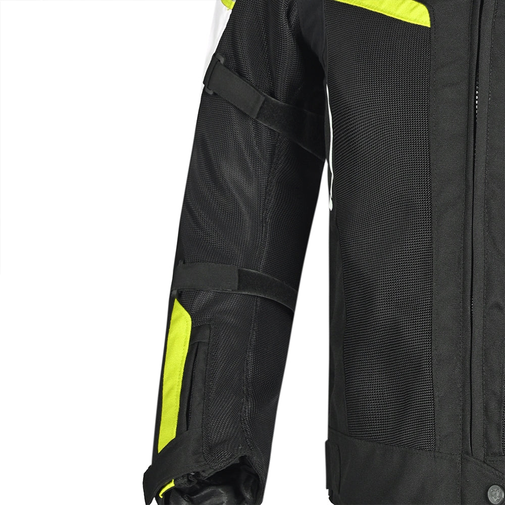 BELA SPRINTER Moto Textil Casacos Preto Fluorescente Amarelo