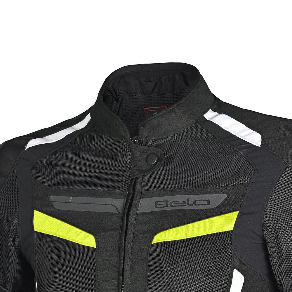 BELA SPRINTER Moto Textil Casacos Preto Fluorescente Amarelo