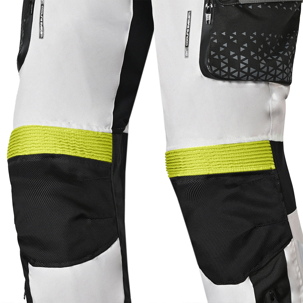 BELA CROSSROAD EXTREME WP Moto Textil Pants Fluorescent Yellow Ice Gray – 5 – Maximomoto PT