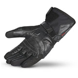 BELA WINTER WP Moto Couro Luvas Preto