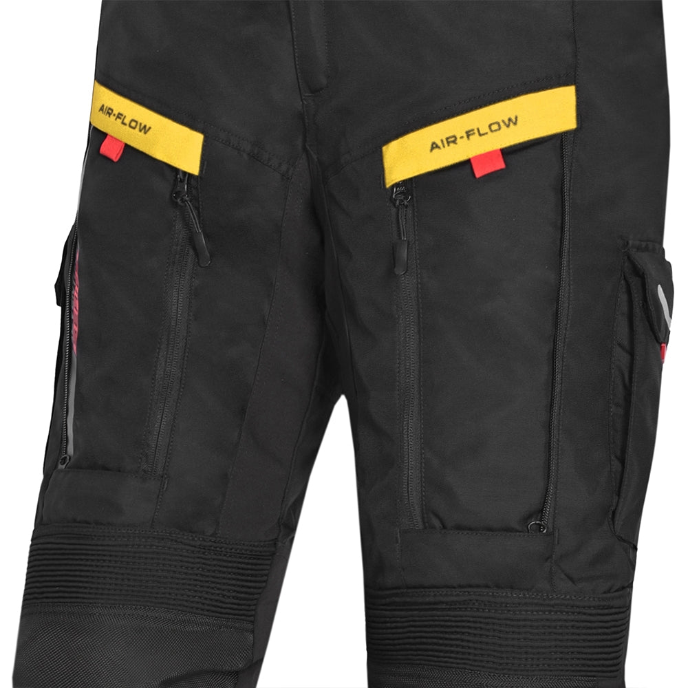 BELA TRANSFORMER têxtil moto Calças Amarelo Fluor Preto