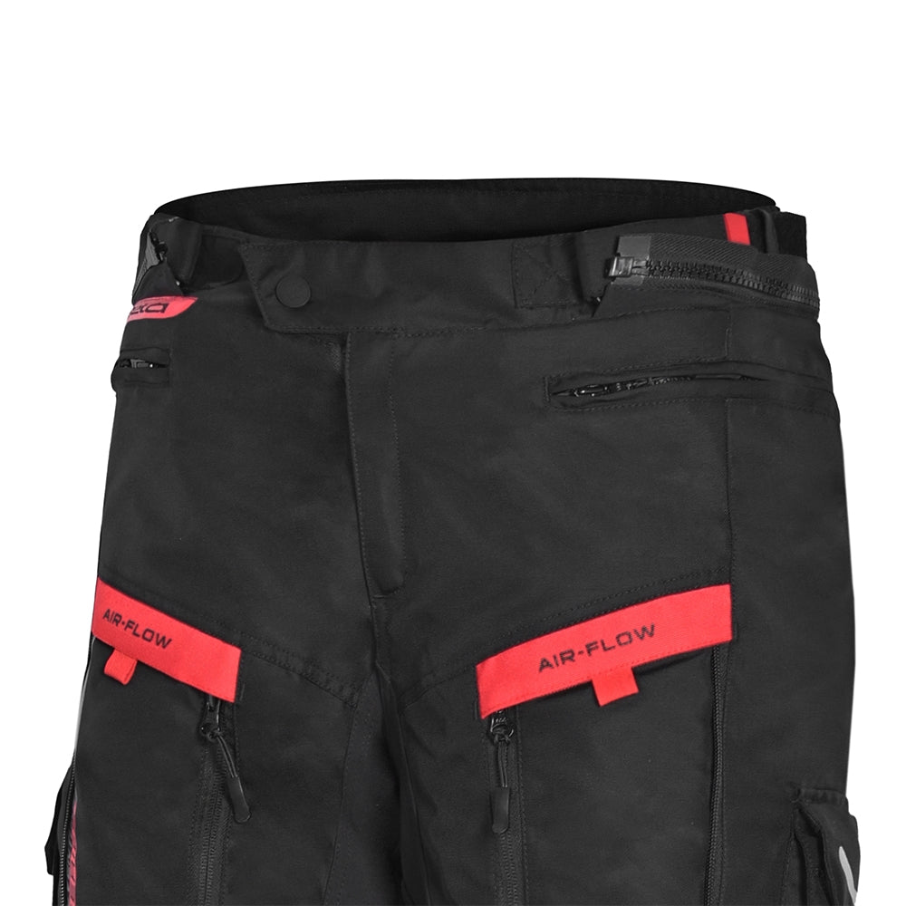 BELA TRANSFORMER Moto Textil Calças Preto Vermelho