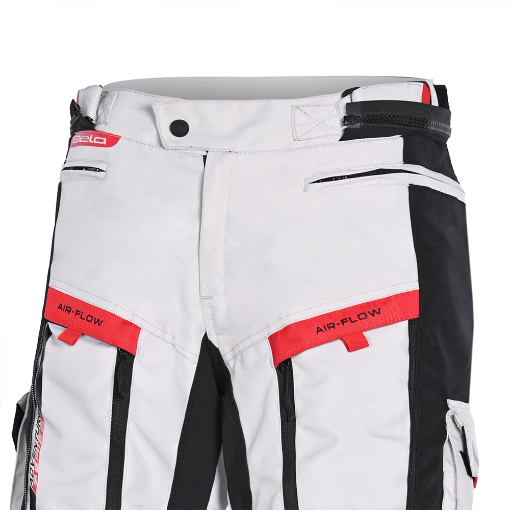 BELA TRANSFORMER Moto Textil Calcas Cinza Preto Vermelho