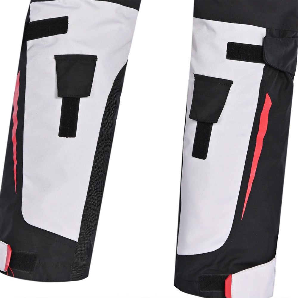 BELA TRANSFORMER Moto Textil Calcas Cinza Preto Vermelho