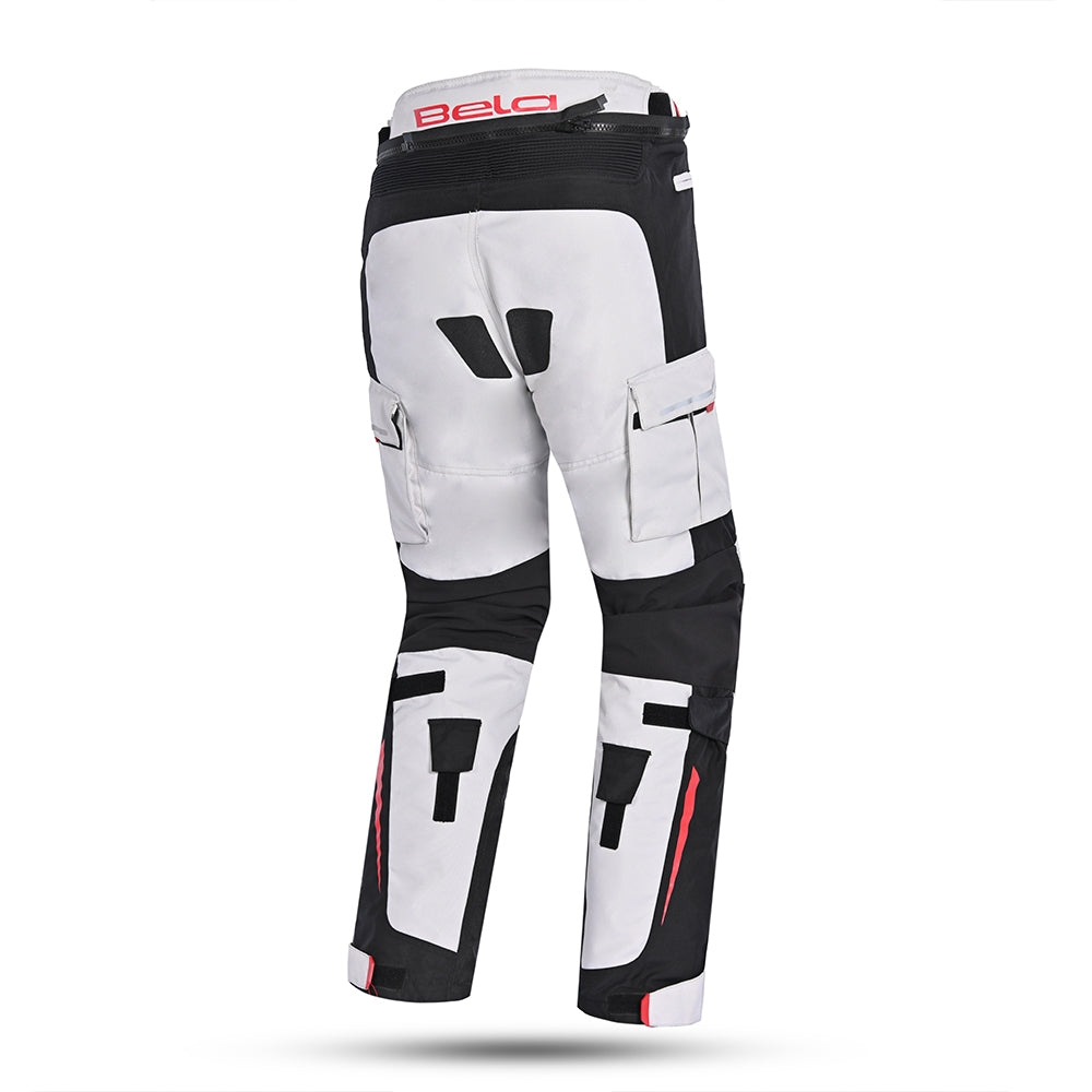 BELA TRANSFORMER Moto Textil Calcas Cinza Preto Vermelho