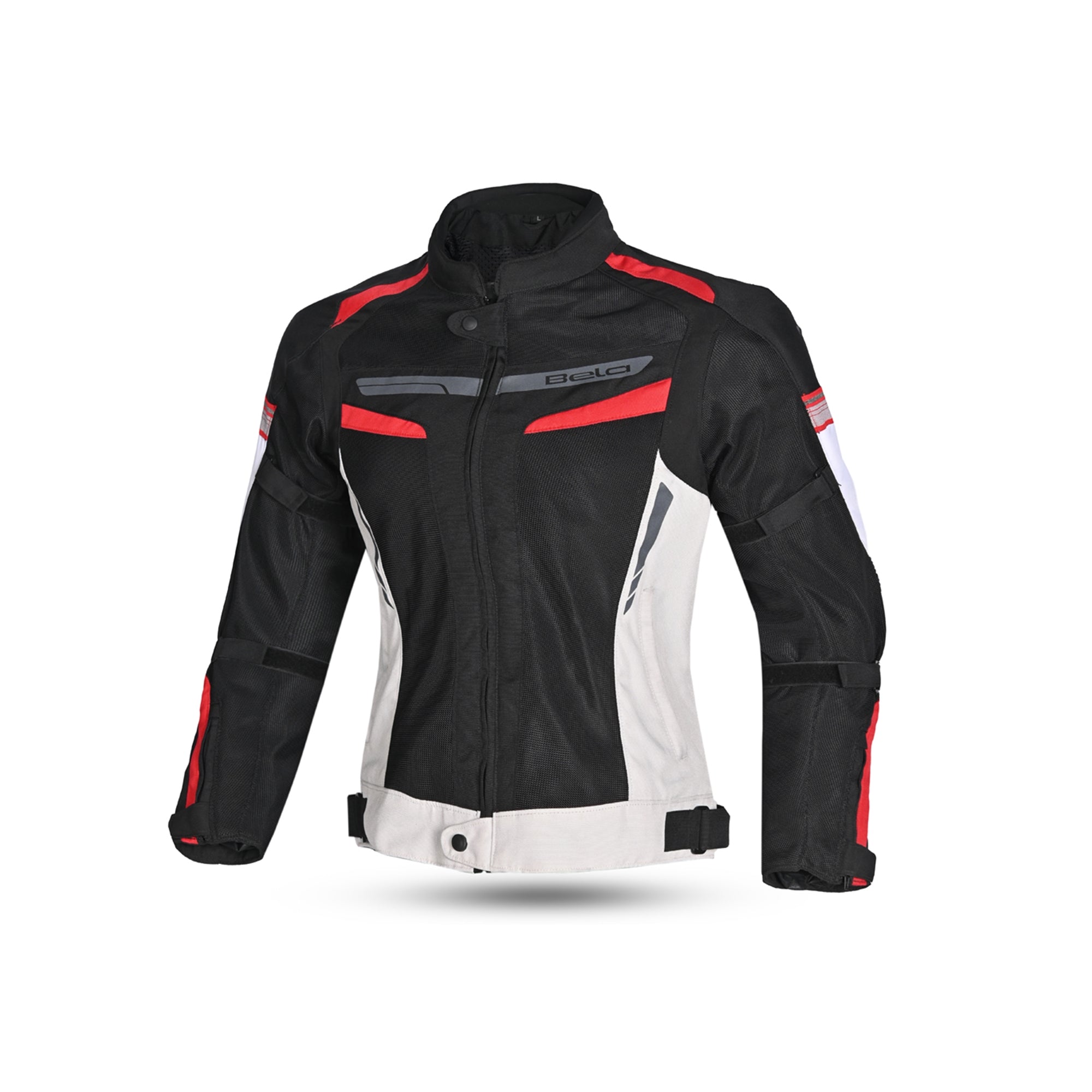 BELA Sprinter Lady Moto Textil Casacos Preto Gelo Vermelho