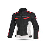 BELA Sprinter Lady Moto Textil Casacos Preto Gelo Vermelho