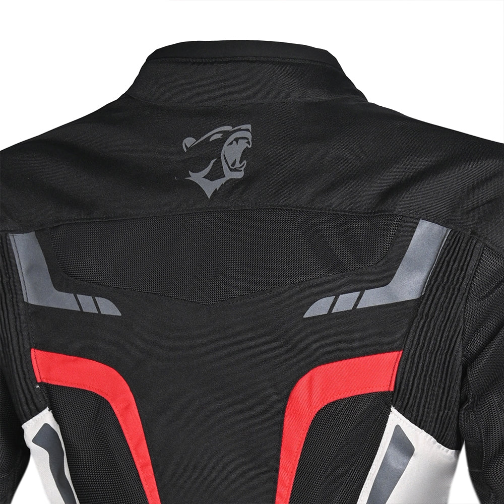 BELA Sprinter Lady Moto Textil Casacos Preto Gelo Vermelho