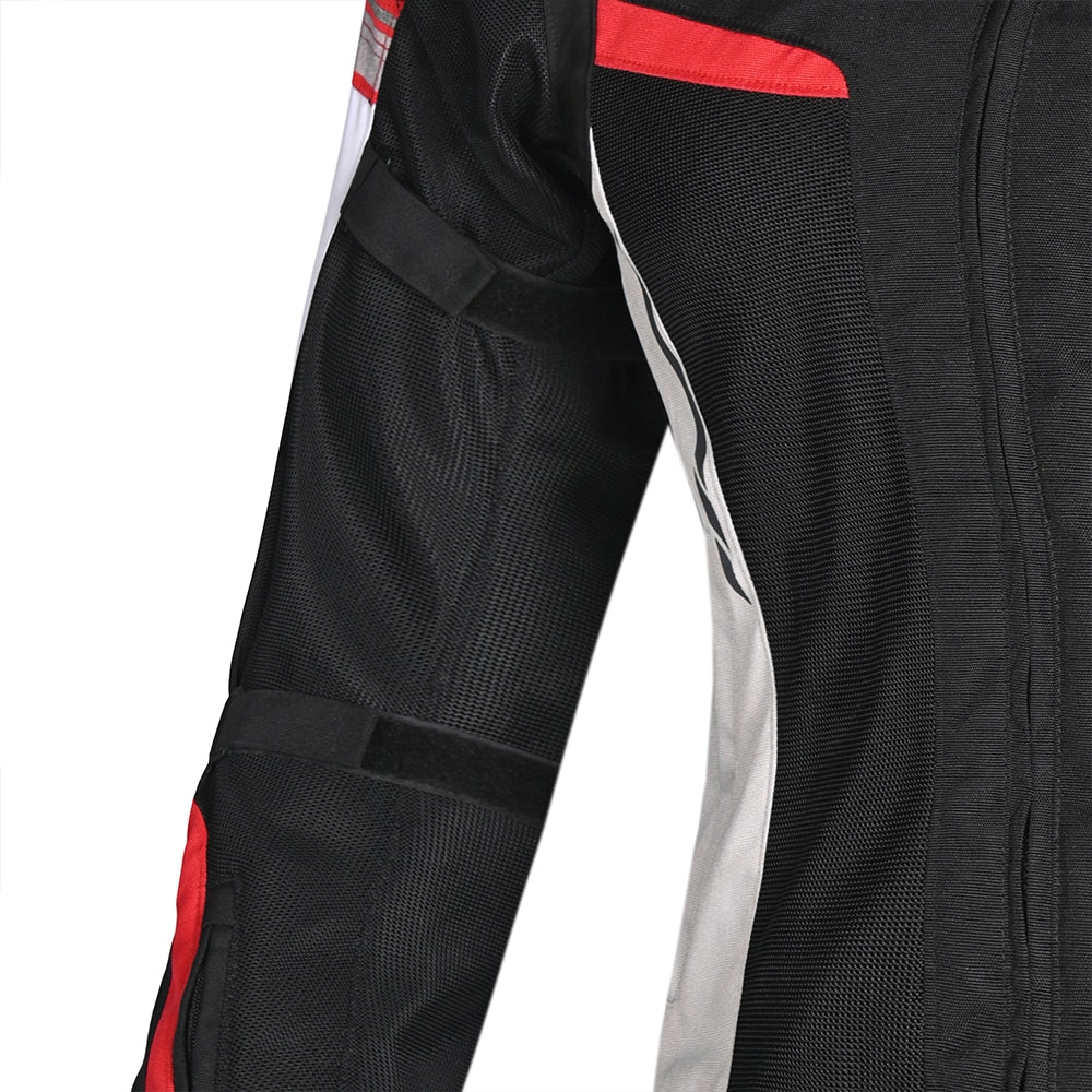 BELA Sprinter Lady Moto Textil Casacos Preto Gelo Vermelho