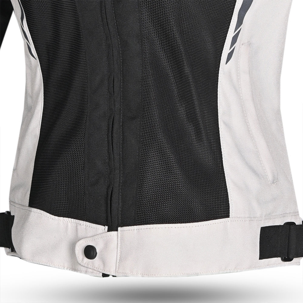 BELA Sprinter Lady Moto Textil Casacos Preto Gelo Vermelho