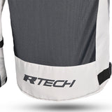 R-TECH SPIRAL MESH Motorcycle Textile Jackets Ice Black Red