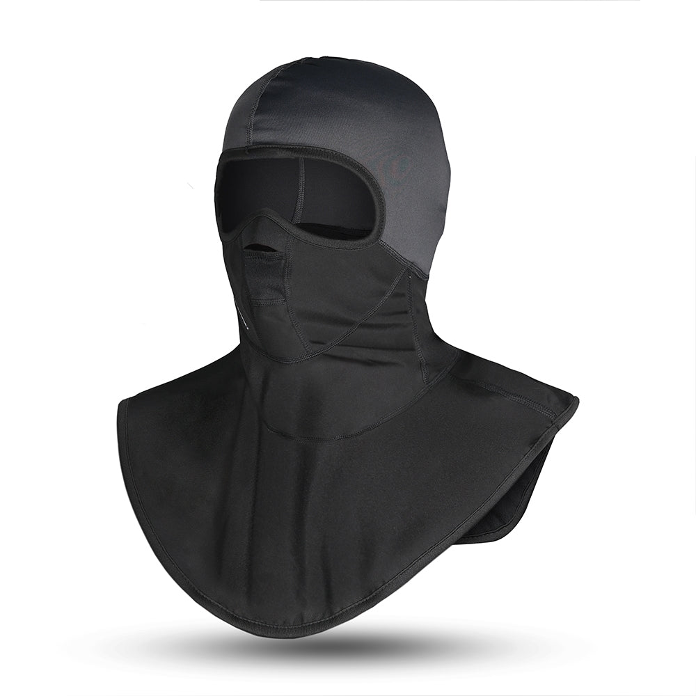 BELA SUSSURRO NEVE Moto Térmico Textil Balaclava Preto
