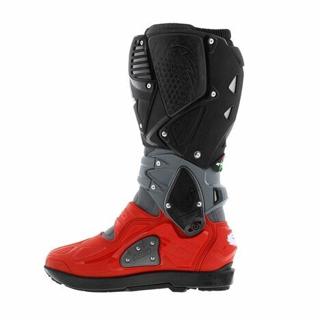 SIDI - CROSSFIRE 3 SRS BOOTS GRIS / ROJO / NEGRO – 2 – Maximomoto PT