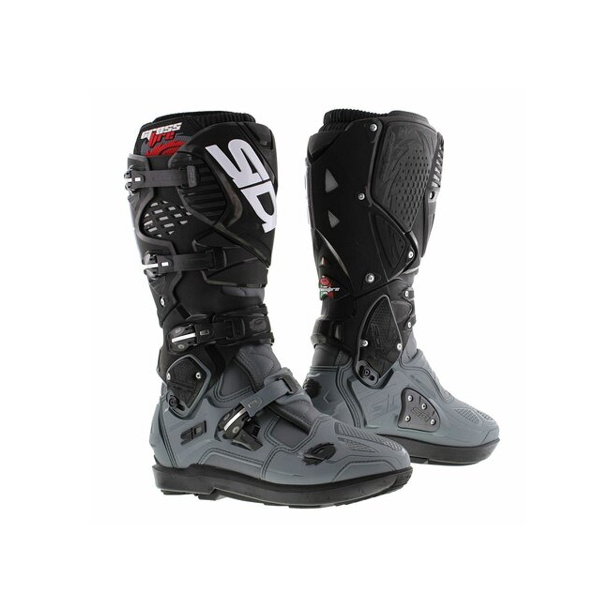 SIDI - BOTAS CROSSFIRE 3 SRS GRIS / NEGRO – 1 – Maximomoto PT