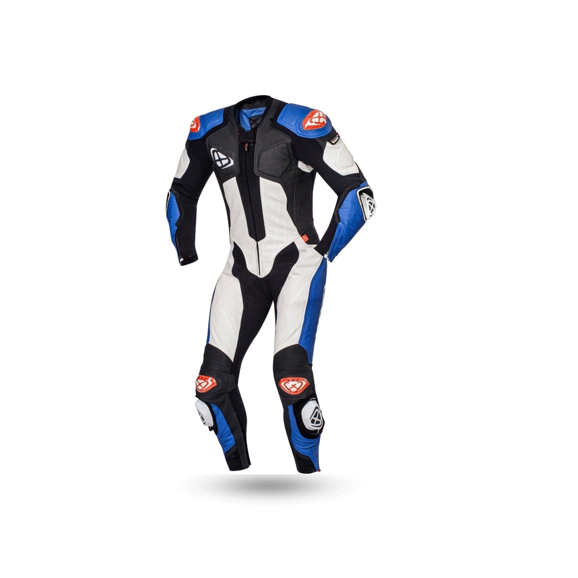 IXON VENDETTA EVO Moto Couro Homem Fatos Azul Branco Preto – 3 – Maximomoto PT