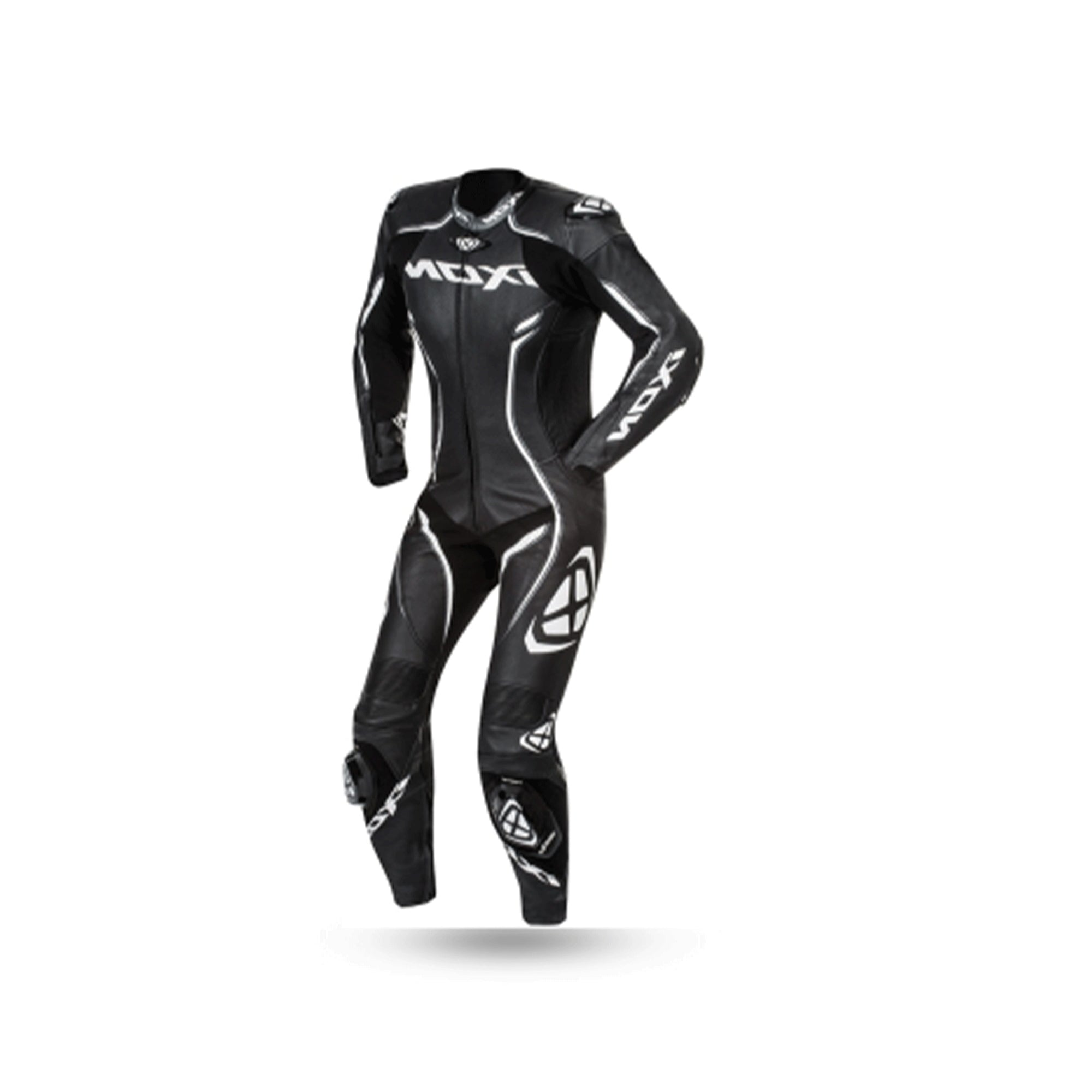 IXON VORTEX Moto Couro Senhora Fatos Preto Branco – 3 – Maximomoto PT