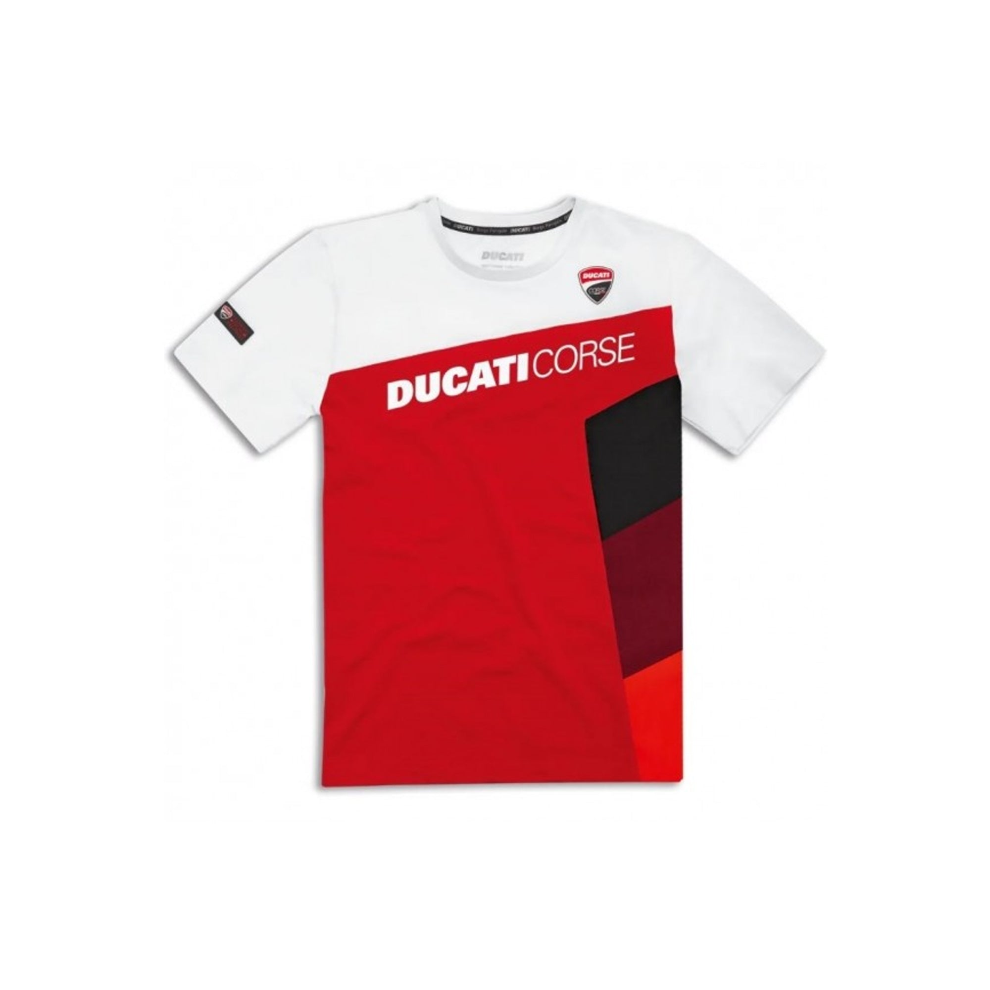 DUCATI CORSE MAN T-SHIRT ROJO/NEGRO/WHITE – 1 – Maximomoto PT
