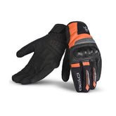 BELA HERO AIR Homem Moto Textile Luvas Preto Laranja
