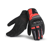 BELA HERO AIR Motorcycle Men's Textile Gloves Black Gray Red – Maximomoto PT