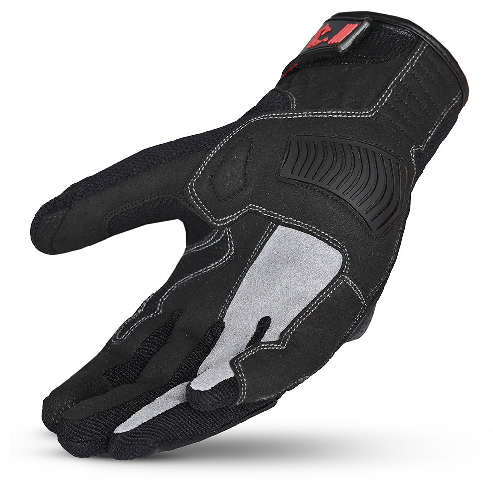 BELA DRIFT Women's Motorcycle Textile Gloves Black Red – 3 – Maximomoto PT