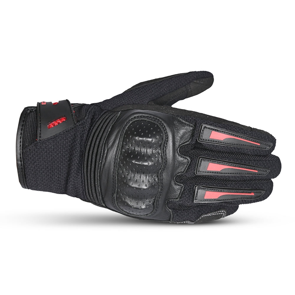 BELA DRIFT Motorcycle Textile Gloves Black Red – 2 – Maximomoto PT