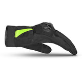 SHUA SHOT Senhora Moto Textil Curto Luva Preto Amarelo