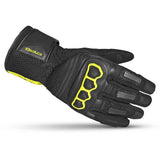BELA TWIX Moto Textile Luvas Homem Preto Fluorescente Amarelo