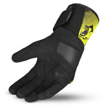 BELA TWIX Moto Textile Luvas Homem Preto Fluorescente Amarelo