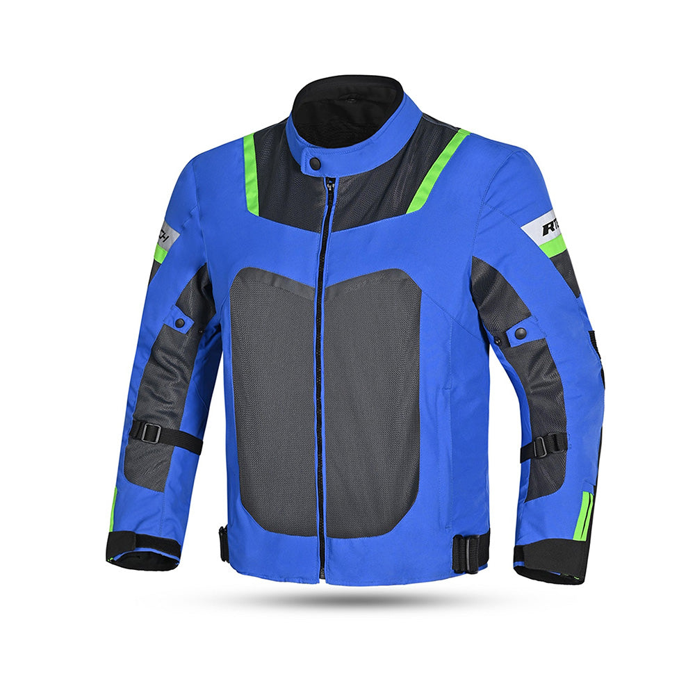 R-TECH SPIRAL MESH Moto Casacos Azul Cinza Verde