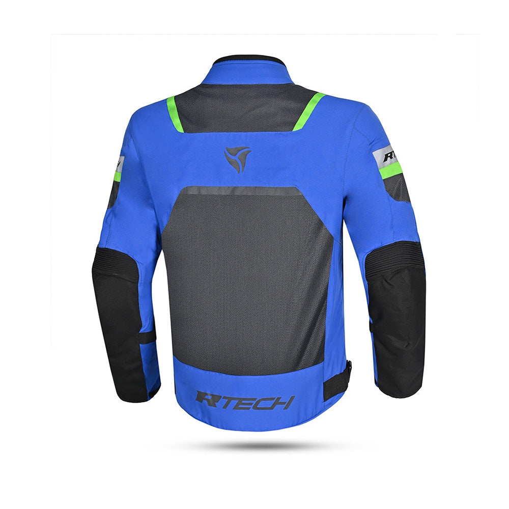 R-TECH SPIRAL MESH Moto Casacos Azul Cinza Verde