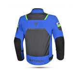 R-TECH SPIRAL MESH Moto Casacos Azul Cinza Verde
