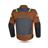 R-TECH SPIRAL MESH Moto Casacos Marrom Cinza Amarelo Fluo