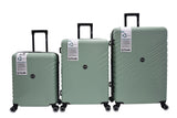 UNIK - GAZA MALETA DE VIAJE VERDE GRATINO SET 3